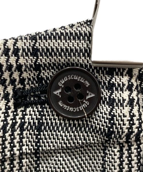 Aquascutum（アクアスキュータム）Aquascutum (アクアスキュータム) グレンチェックスカート グレー サイズ:SIZE M 未使用品の古着・服飾アイテム