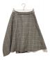 Aquascutum (アクアスキュータム) グレンチェックスカート グレー サイズ:SIZE M 未使用品：6000円