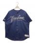 Majestic（マジェスティック）の古着「90'sベースボールシャツ」｜ネイビー