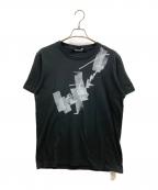 GROUND Yグラウンドワイ）の古着「コロコログラフィックTシャツ」｜ブラック