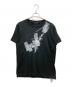 GROUND Y（グラウンドワイ）の古着「コロコログラフィックTシャツ」｜ブラック