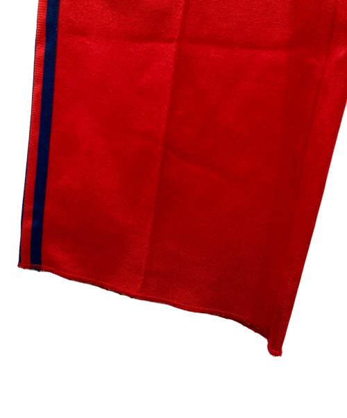 adidas（アディダス）adidas (アディダス) フレアトラックパンツ レッド サイズ:Sの古着・服飾アイテム