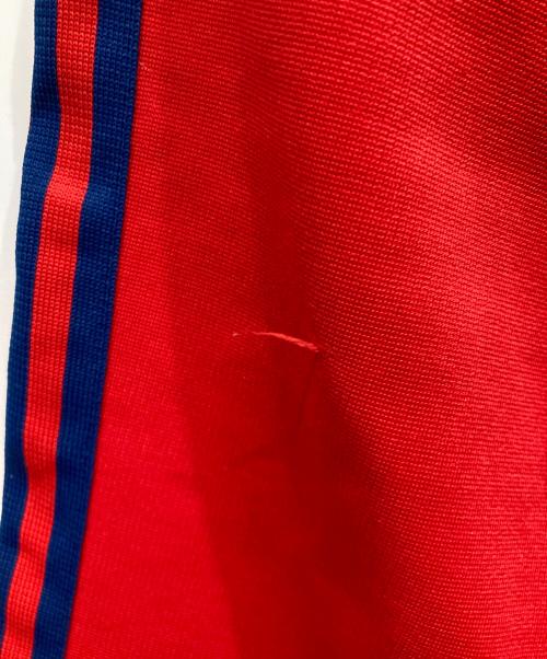 adidas（アディダス）adidas (アディダス) フレアトラックパンツ レッド サイズ:Sの古着・服飾アイテム