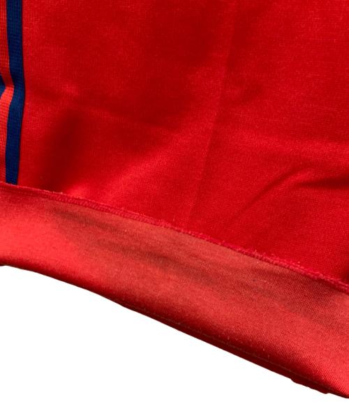 adidas（アディダス）adidas (アディダス) フレアトラックパンツ レッド サイズ:Sの古着・服飾アイテム