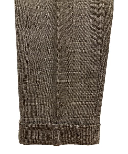 HOPE Stockholm（ホープ ストックホルム）HOPE Stockholm (ホープ ストックホルム) タックスラックスパンツ ブラウン サイズ:SIZE 34の古着・服飾アイテム
