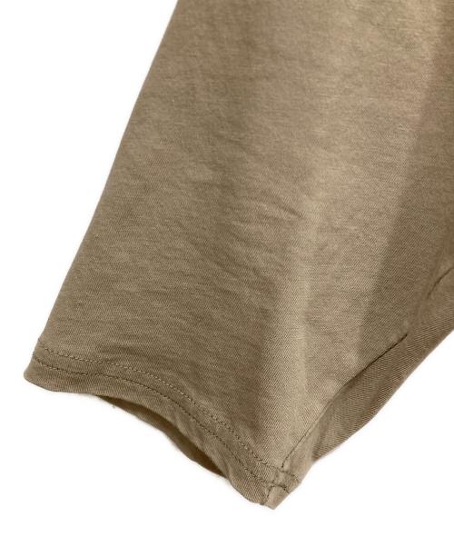 mizuiro-ind（ミズイロインド）mizuiro-ind (ミズイロインド) バンドカラーロングシャツ ベージュ サイズ:SIZE Freeの古着・服飾アイテム