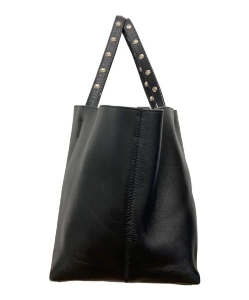 CELINE（セリーヌ）CELINE (セリーヌ) Cabas Phantom スタッズトートバッグ ブラックの古着・服飾アイテム