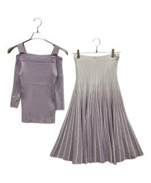 EPOCA（エポカ）の古着「セットアップ」｜ホワイト×パープル