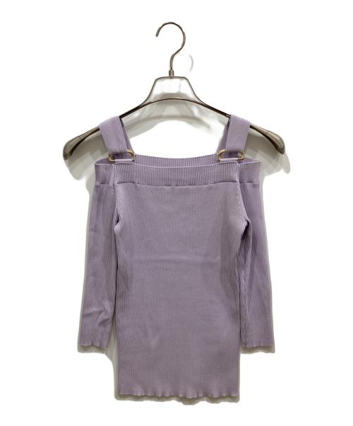 EPOCA（エポカ）EPOCA (エポカ) セットアップ ホワイト×パープル サイズ:トップス40 スカート38の古着・服飾アイテム