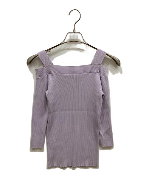 EPOCA（エポカ）EPOCA (エポカ) セットアップ ホワイト×パープル サイズ:トップス40 スカート38の古着・服飾アイテム