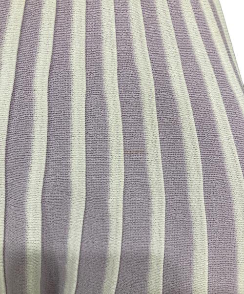 EPOCA（エポカ）EPOCA (エポカ) セットアップ ホワイト×パープル サイズ:トップス40 スカート38の古着・服飾アイテム