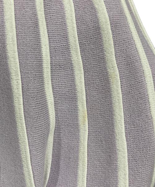 EPOCA（エポカ）EPOCA (エポカ) セットアップ ホワイト×パープル サイズ:トップス40 スカート38の古着・服飾アイテム