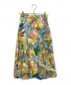 ANAYIアナイ）の古着「ボタニカルレーヨンスカート」｜マルチカラー
