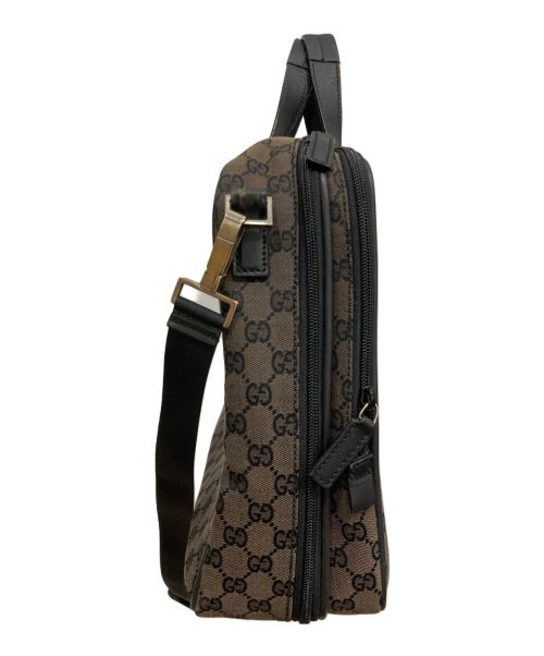 GUCCI（グッチ）GUCCI (グッチ) 2WAYブリーフケース ブラウンの古着・服飾アイテム