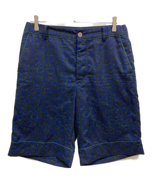 sacai（サカイ）sacai (サカイ) ハーフパンツ ネイビー×ブラック サイズ:Ⅿの古着・服飾アイテム