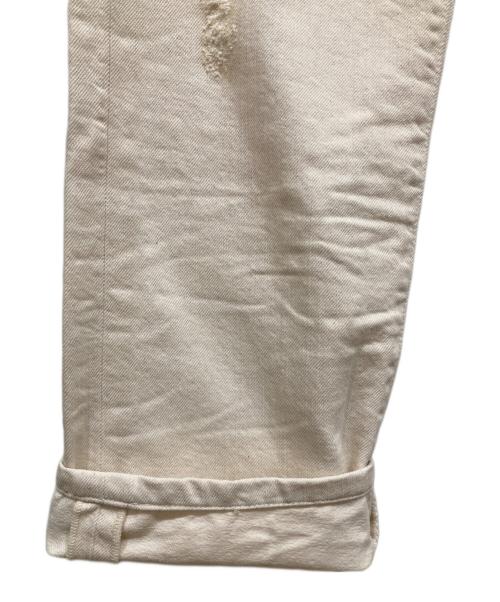 Denim & Supply Ralph Lauren（デニム＆サプライ ラルフローレン）Denim & Supply Ralph Lauren (デニム＆サプライ ラルフローレン) クラッシュ加工ホワイトデニムパンツ ホワイト サイズ:27/32の古着・服飾アイテム