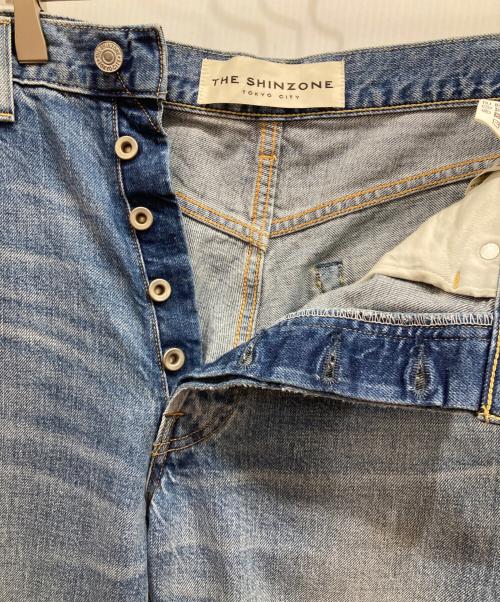THE SHINZONE（ザ シンゾーン）THE SHINZONE (ザ シンゾーン) DAMAGE CLIP JEANS ブルー サイズ:36の古着・服飾アイテム