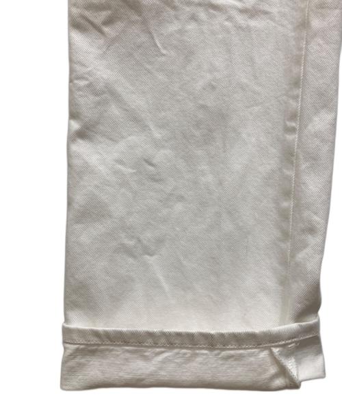 CURRENTAGE（カレンテージ）CURRENTAGE (カレンテージ) スリムストレートデニムパンツ ホワイト サイズ:SIZE 3の古着・服飾アイテム