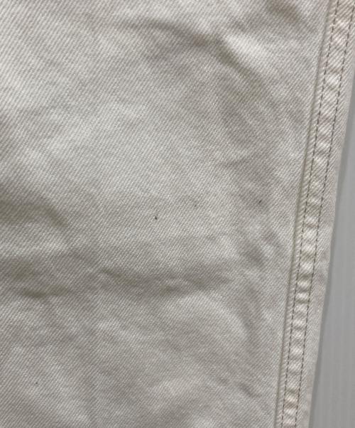 CURRENTAGE（カレンテージ）CURRENTAGE (カレンテージ) スリムストレートデニムパンツ ホワイト サイズ:SIZE 3の古着・服飾アイテム