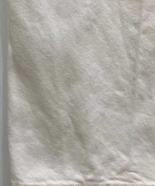 CURRENTAGE（カレンテージ）CURRENTAGE (カレンテージ) スリムストレートデニムパンツ ホワイト サイズ:SIZE 3の古着・服飾アイテム