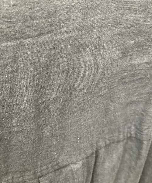 journal standard luxe（ジャーナルスタンダード ラックス）JOURNAL STANDARD LUXE (ジャーナルスタンダード リュクス) バンドカラーリネンシャツ ネイビー サイズ:freeの古着・服飾アイテム