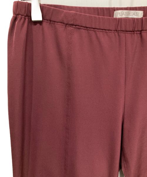 PLEATS PLEASE（プリーツプリーズ）PLEATS PLEASE (プリーツプリーズ) パンツ ボルドー サイズ:5の古着・服飾アイテム