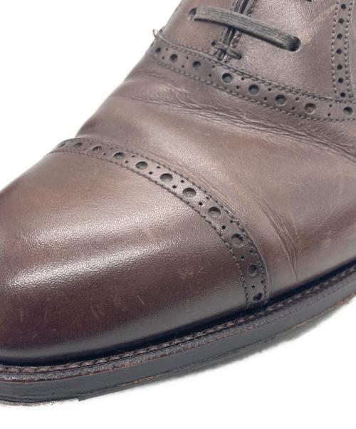 raymar（レイマー）RAYMAR (レイマー) パンチドキャップシューズ ブラウン サイズ:27cmの古着・服飾アイテム