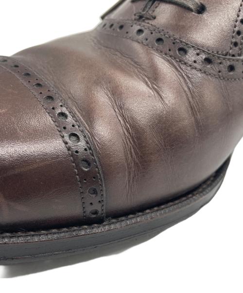 raymar（レイマー）RAYMAR (レイマー) パンチドキャップシューズ ブラウン サイズ:27cmの古着・服飾アイテム