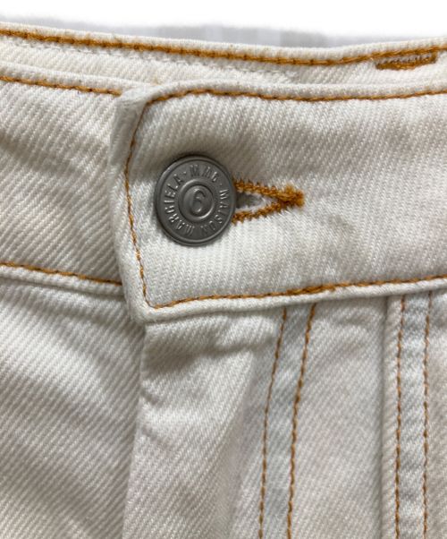 MM6 Maison Margiela（エムエムシックスメゾンマルジェラ）MM6 Maison Margiela (エムエムシックス メゾンマルジェラ) SUPER BLEACH JEANS　スーパーブリーチデニムパンツ ホワイト サイズ:38の古着・服飾アイテム