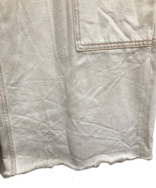 MM6 Maison Margiela（エムエムシックスメゾンマルジェラ）MM6 Maison Margiela (エムエムシックス メゾンマルジェラ) SUPER BLEACH JEANS　スーパーブリーチデニムパンツ ホワイト サイズ:38の古着・服飾アイテム