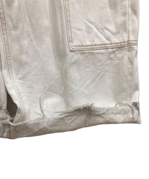 MM6 Maison Margiela（エムエムシックスメゾンマルジェラ）MM6 Maison Margiela (エムエムシックス メゾンマルジェラ) SUPER BLEACH JEANS　スーパーブリーチデニムパンツ ホワイト サイズ:38の古着・服飾アイテム