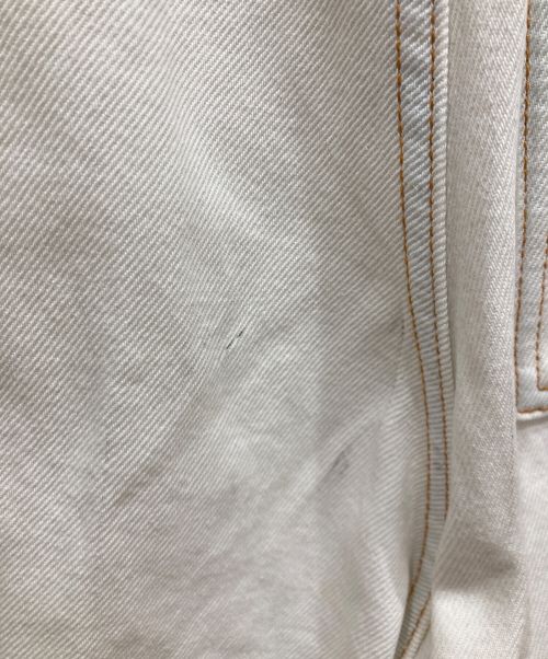 MM6 Maison Margiela（エムエムシックスメゾンマルジェラ）MM6 Maison Margiela (エムエムシックス メゾンマルジェラ) SUPER BLEACH JEANS　スーパーブリーチデニムパンツ ホワイト サイズ:38の古着・服飾アイテム