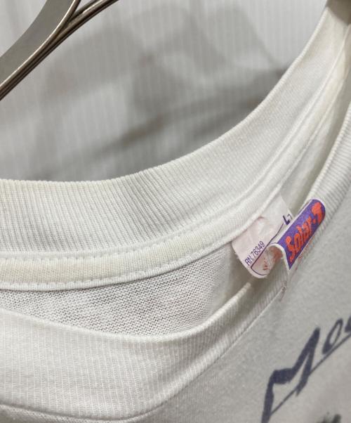 Solar-T（ソーラーティー）Solar-T (ソーラーティー) バンドTシャツ ホワイト サイズ:Ⅼの古着・服飾アイテム
