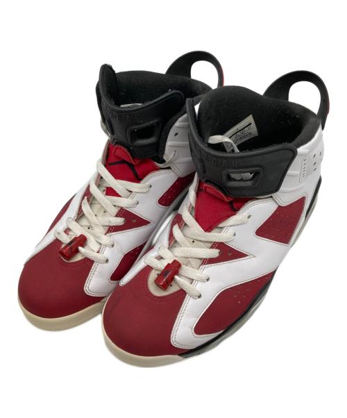 NIKE（ナイキ）NIKE (ナイキ) AIR JORDAN 6 RETRO　スニーカー ホワイト×レッド サイズ:27CMの古着・服飾アイテム