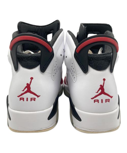 NIKE（ナイキ）NIKE (ナイキ) AIR JORDAN 6 RETRO　スニーカー ホワイト×レッド サイズ:27CMの古着・服飾アイテム