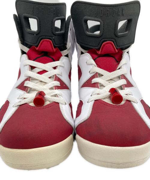 NIKE（ナイキ）NIKE (ナイキ) AIR JORDAN 6 RETRO　スニーカー ホワイト×レッド サイズ:27CMの古着・服飾アイテム