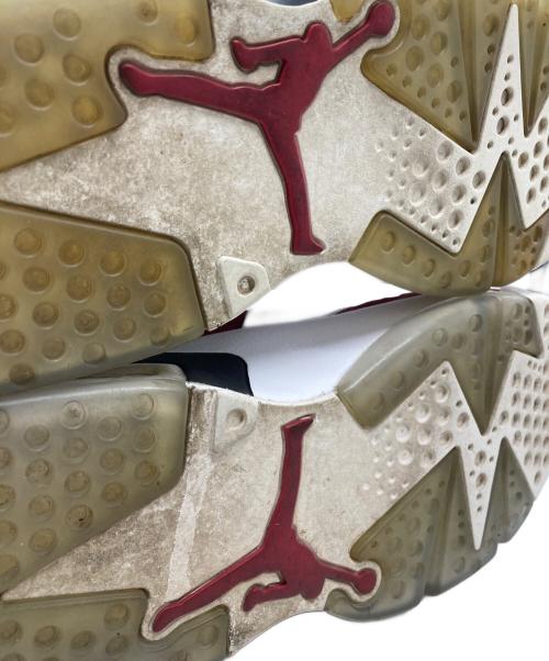 NIKE（ナイキ）NIKE (ナイキ) AIR JORDAN 6 RETRO　スニーカー ホワイト×レッド サイズ:27CMの古着・服飾アイテム