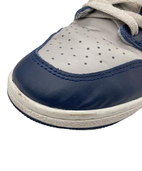 NIKE（ナイキ）NIKE (ナイキ) AIR JORDAN 1 HIGH 85　スニーカー グレー×ネイビー サイズ:26.5ｃｍの古着・服飾アイテム