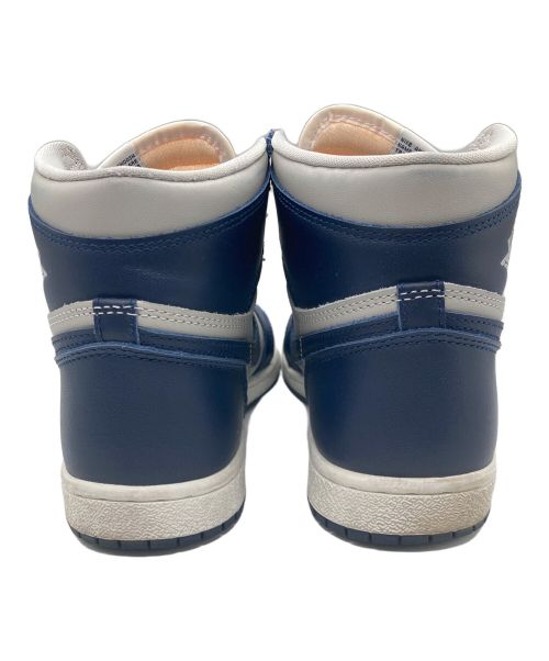 NIKE（ナイキ）NIKE (ナイキ) AIR JORDAN 1 HIGH 85　スニーカー グレー×ネイビー サイズ:26.5ｃｍの古着・服飾アイテム