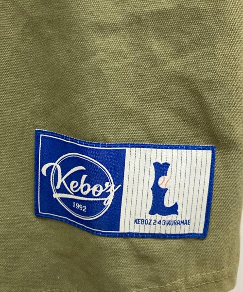 KEBOZ（ケボズ）KEBOZ (ケボズ) ベースボールシャツ グリーン サイズ:Ⅼの古着・服飾アイテム