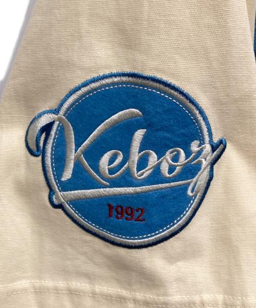 KEBOZ（ケボズ）KEBOZ (ケボズ) ベースボールシャツ アイボリー サイズ:Lの古着・服飾アイテム