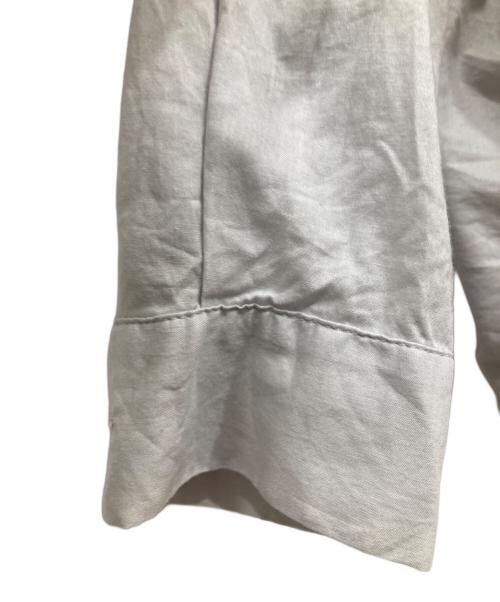 mizuiro-ind（ミズイロインド）mizuiro-ind (ミズイロインド) バックギャザーワイドシャツ グレー サイズ:-の古着・服飾アイテム