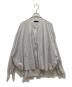 mizuiro-ind（ミズイロインド）の古着「バックギャザーワイドシャツ」｜グレー