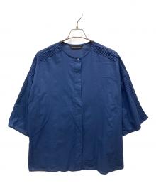 mizuiro-ind（ミズイロインド）の古着「ピンタッククルーネックチュニック」｜ブルー