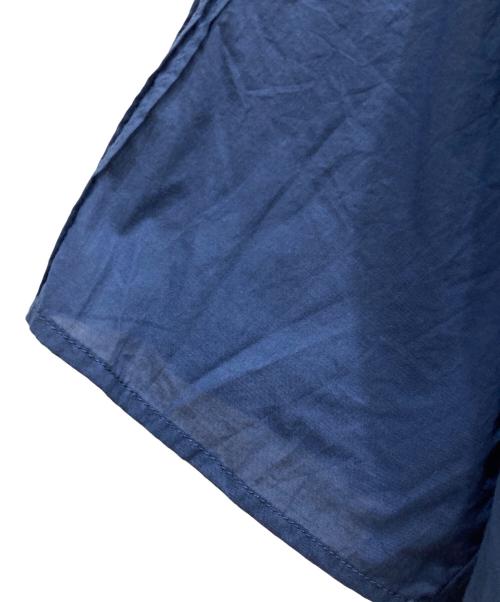 mizuiro-ind（ミズイロインド）mizuiro-ind (ミズイロインド) ピンタッククルーネックチュニック ブルー サイズ:-の古着・服飾アイテム