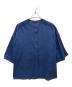 mizuiro-ind（ミズイロインド）の古着「ピンタッククルーネックチュニック」｜ブルー