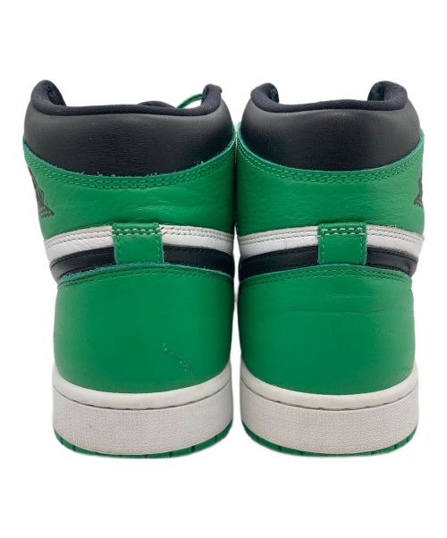 NIKE（ナイキ）NIKE (ナイキ) Air Jordan 1 Retro High OG　スニーカー ホワイト×グリーン サイズ:27の古着・服飾アイテム