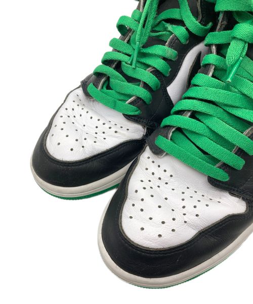 NIKE（ナイキ）NIKE (ナイキ) Air Jordan 1 Retro High OG　スニーカー ホワイト×グリーン サイズ:27の古着・服飾アイテム