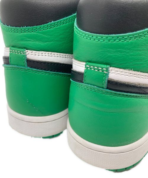 NIKE（ナイキ）NIKE (ナイキ) Air Jordan 1 Retro High OG　スニーカー ホワイト×グリーン サイズ:27の古着・服飾アイテム