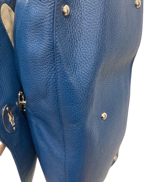 zanellato（ザネラート）zanellato (ザネラート) POSTINA M ツイストロック トートバッグ ブルー 未使用品の古着・服飾アイテム